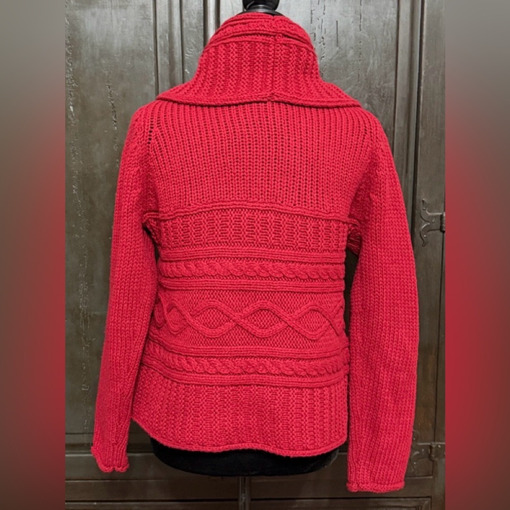 APT 9 red cardigan sweater - Size Medium - Picture 3 of 9